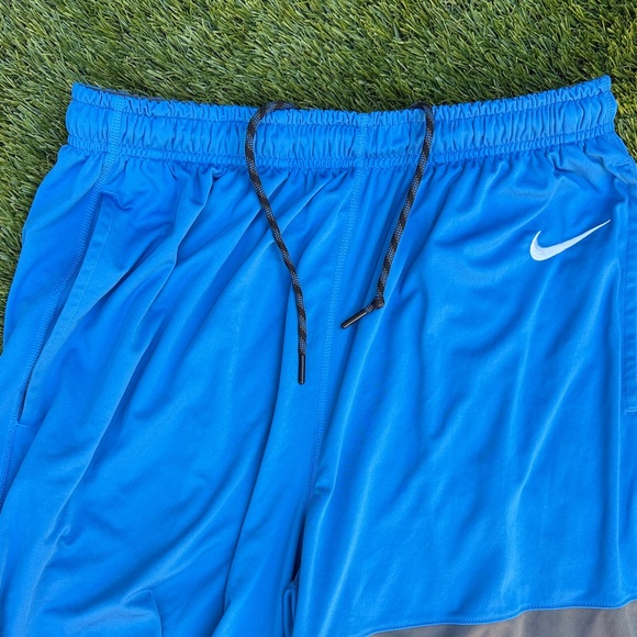 Nike NFL Detroit Lions dri fit  Athletic Shorts in Blue and Gray - Picture 7 of 7